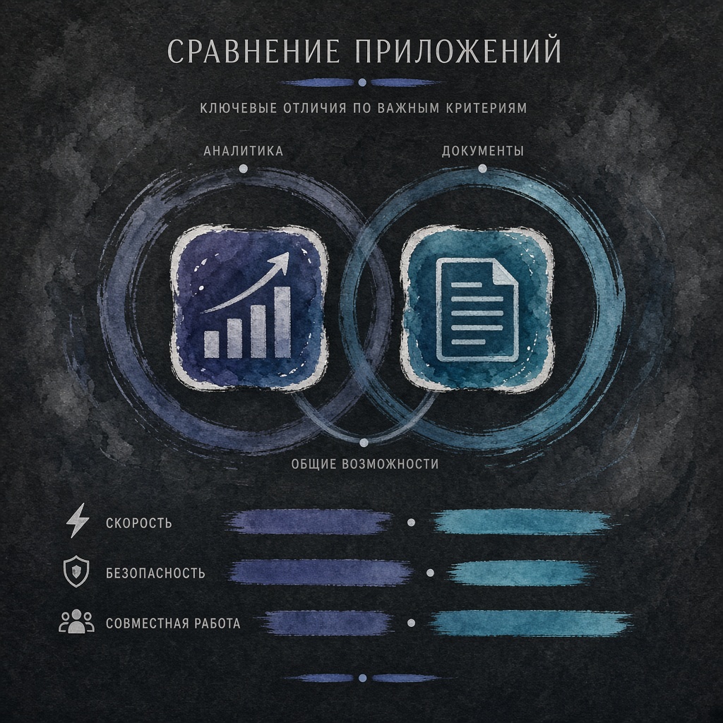 Сравнение приложений